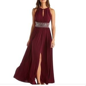 R and M Richards merlot formal dress - new with tags